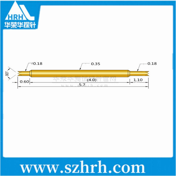 035-UU-5.7L，華榮華雙頭測(cè)試探針廠家