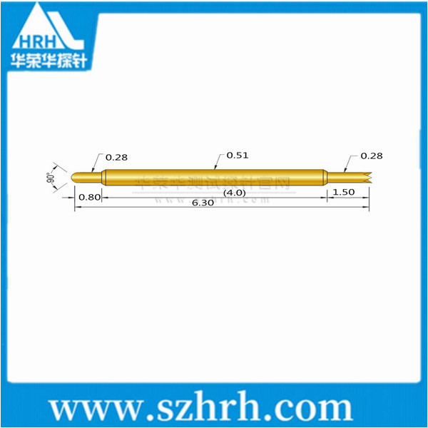 0.51-JU-6.3L ，華榮華雙頭測(cè)試探針廠家