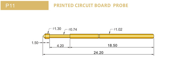 P11探針尺寸，華榮華測(cè)試探針選型，測(cè)試探針規(guī)格型號(hào)